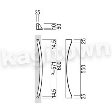 画像2: UNION【ユニオン】T1175-25-038[ドアハンドル] 押し棒（内外）取付 交換 DIY (2)