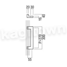 画像2: UNION【ユニオン】T150-25-038[ドアハンドル] 押し棒 / 1セット（内外）取付 交換 DIY (2)