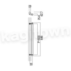 画像2: UNION【ユニオン】T2075-21-188[ドアハンドル] 押し棒 / 1セット（内外）取付 交換 DIY (2)