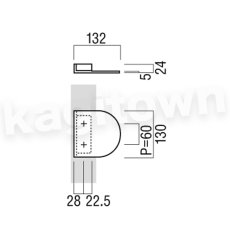 画像2: UNION【ユニオン】T215-25-176[ドアハンドル] プレート / 1セット（内外）取付 交換 DIY (2)