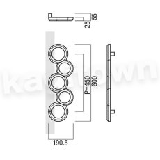 画像2: UNION【ユニオン】T2304-15-021[ドアハンドル] 押し棒（内外）取付 交換 DIY (2)