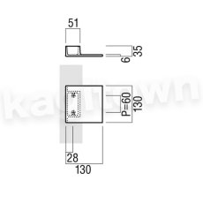 画像2: UNION【ユニオン】T2315-25-038[ドアハンドル] プレート / 1セット（内外）取付 交換 DIY (2)