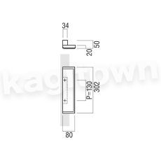 画像2: UNION【ユニオン】T2330-25-101[ドアハンドル] プレート / 1セット（内外）取付 交換 DIY (2)