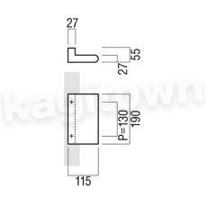 画像2: UNION【ユニオン】T2320-26-038[ドアハンドル] プレート / 1セット（内外）取付 交換 DIY (2)