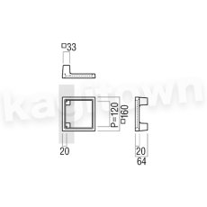 画像2: UNION【ユニオン】T2619-71-207[ドアハンドル] プレート / 1セット（内外）取付 交換 DIY (2)