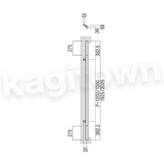 画像2: UNION【ユニオン】T2681-35-162-L2025[ドアハンドル] 押し棒（内外）取付 交換 DIY (2)