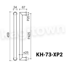 画像3: KAWAJUN【カワジュン】KH-73-XP1[手すり KH-73]河淳 取付 交換 リフォーム DYI (3)