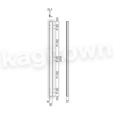 画像2: UNION【ユニオン】T2955-02-121-L2000[ドアハンドル] 押し棒（内外）取付 交換 DIY (2)