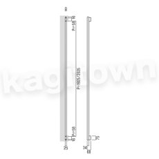 画像2: UNION【ユニオン】T2972-26-130-P1925[ドアハンドル] 押し棒（内外）取付 交換 DIY (2)