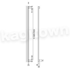 画像2: UNION【ユニオン】T2972-26-130-P2025[ドアハンドル] 押し棒（内外）取付 交換 DIY (2)