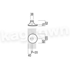 画像2: UNION【ユニオン】T315-55-071[ドアハンドル] プレート / 1セット（内外）取付 交換 DIY (2)