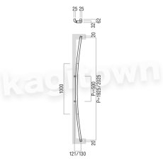 画像2: UNION【ユニオン】T3004-01-024-P2025[ドアハンドル] 押し棒（内外）取付 交換 DIY (2)