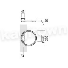画像2: UNION【ユニオン】T4900-56-090[ドアハンドル]  プレート/ 1セット（内外）取付 交換 DIY (2)