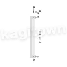 画像2: UNION【ユニオン】T51-01-040-B-FIX[ドアハンドル] 押し棒（内外）取付 交換 DIY (2)