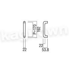 画像2: UNION【ユニオン】T510-53-069[ドアハンドル] 押し棒（内外）取付 交換 DIY (2)