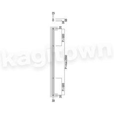 画像2: UNION【ユニオン】T51-15-001-E[ドアハンドル] 押し棒（内外）取付 交換 DIY (2)