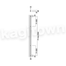 画像2: UNION【ユニオン】T51-35-050-E[ドアハンドル] 押し棒（内外）取付 交換 DIY (2)