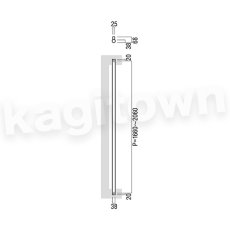 画像2: UNION【ユニオン】T51-35-101-A[ドアハンドル] 押し棒（内外）取付 交換 DIY (2)