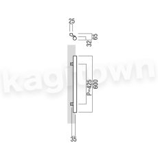 画像2: UNION【ユニオン】T52-01-001-L600[ドアハンドル] 押し棒（内外）取付 交換 DIY (2)