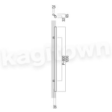 画像2: UNION【ユニオン】T52-01-001-L1200[ドアハンドル] 押し棒（内外）取付 交換 DIY (2)