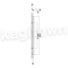 画像2: UNION【ユニオン】T52-01-023-L1200[ドアハンドル] 押し棒（内外）取付 交換 DIY (2)