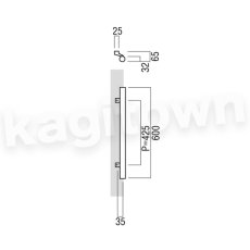 画像2: UNION【ユニオン】T52-01-023-L600[ドアハンドル] 押し棒（内外）取付 交換 DIY (2)