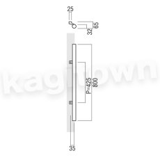 画像2: UNION【ユニオン】T52-35-050-L800[ドアハンドル] 押し棒（内外）取付 交換 DIY (2)