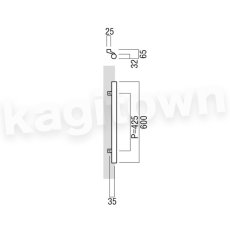 画像2: UNION【ユニオン】T52-15-001-L600[ドアハンドル] 押し棒（内外）取付 交換 DIY (2)