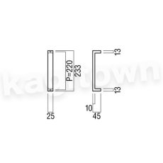 画像2: UNION【ユニオン】T5250-25-038[ドアハンドル] 押し棒（内外）取付 交換 DIY (2)