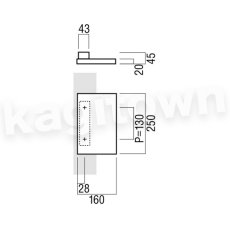 画像2: UNION【ユニオン】T5302-01-023[ドアハンドル]  プレート/ 1セット（内外）取付 交換 DIY (2)