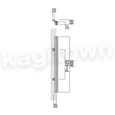 画像2: UNION【ユニオン】T535-36-053[ドアハンドル] 押し棒（内外）取付 交換 DIY (2)