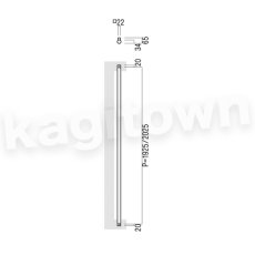 画像2: UNION【ユニオン】T54-01-001-P1925[ドアハンドル] 押し棒（内外）取付 交換 DIY (2)