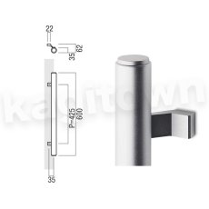 画像2: UNION【ユニオン】T540-26-038-L600[ドアハンドル] 押し棒（内外）取付 交換 DIY (2)