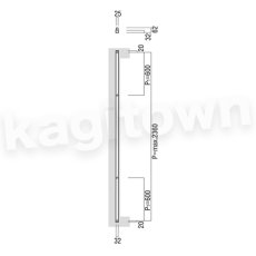 画像2: UNION【ユニオン】T55-01-001-E[ドアハンドル] 押し棒（内外）取付 交換 DIY (2)