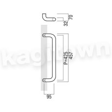 画像2: UNION【ユニオン】T5560-01-001-L457[ドアハンドル] 押し棒（内外）取付 交換 DIY (2)