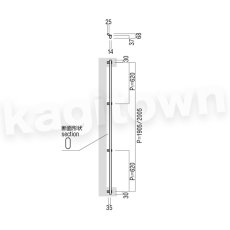 画像2: UNION【ユニオン】T561-01-001-P1905[ドアハンドル] 押し棒（内外）取付 交換 DIY (2)