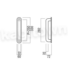 画像2: UNION【ユニオン】T5613-01-001-L330[ドアハンドル] 押し棒（内外）取付 交換 DIY (2)