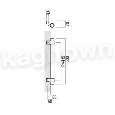 画像2: UNION【ユニオン】T640-56-073[ドアハンドル] 押し棒（内外）取付 交換 DIY (2)