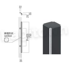 画像2: UNION【ユニオン】T690-26-102[ドアハンドル] 押し棒（内外）取付 交換 DIY (2)