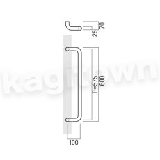画像2: UNION【ユニオン】T7053-01-001-L600[ドアハンドル] 押し棒（内外）取付 交換 DIY (2)