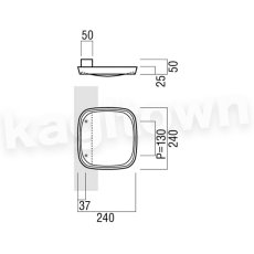 画像2: UNION【ユニオン】T7067-71-168[ドアハンドル]  プレート/ 1セット（内外）取付 交換 DIY (2)