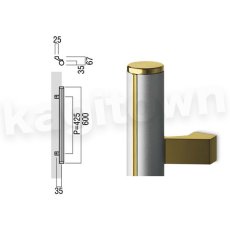 画像2: UNION【ユニオン】T7190-29-039-L600[ドアハンドル] 押し棒（内外）取付 交換 DIY (2)