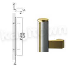 画像2: UNION【ユニオン】T7190-29-039-L1000[ドアハンドル] 押し棒（内外）取付 交換 DIY (2)