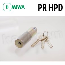 画像1: MIWA(美和ロック) PRシリンダー HPDタイプ 鍵 交換 取替え用 HPD・HP30・HP40・40KJ　ステンレス　ST　シルバー (1)