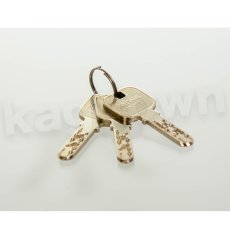 画像2: MIWA(美和ロック) JNシリンダー LSPタイプ TE22　 キー3本付 扉厚37〜42mm向け 鍵 交換 取替え用 MCY-188 GD ST CB LSP SWLSP CY (2)