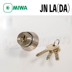 画像1: MIWA(美和ロック) JNシリンダー LAタイプ　鍵 交換 取替え用 MCY-181 MIWA KABA LA/LAMA/DA　シルバー ST ステンレス (1)