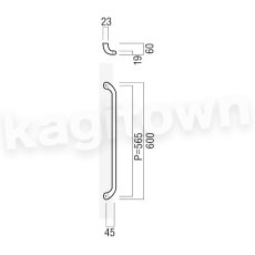 画像2: UNION【ユニオン】T8050-01-001[ドアハンドル] 押し棒（内外）取付 交換 DIY (2)