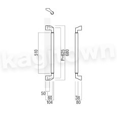 画像2: UNION【ユニオン】T821-10-063[ドアハンドル] 押し棒（内外）取付 交換 DIY (2)
