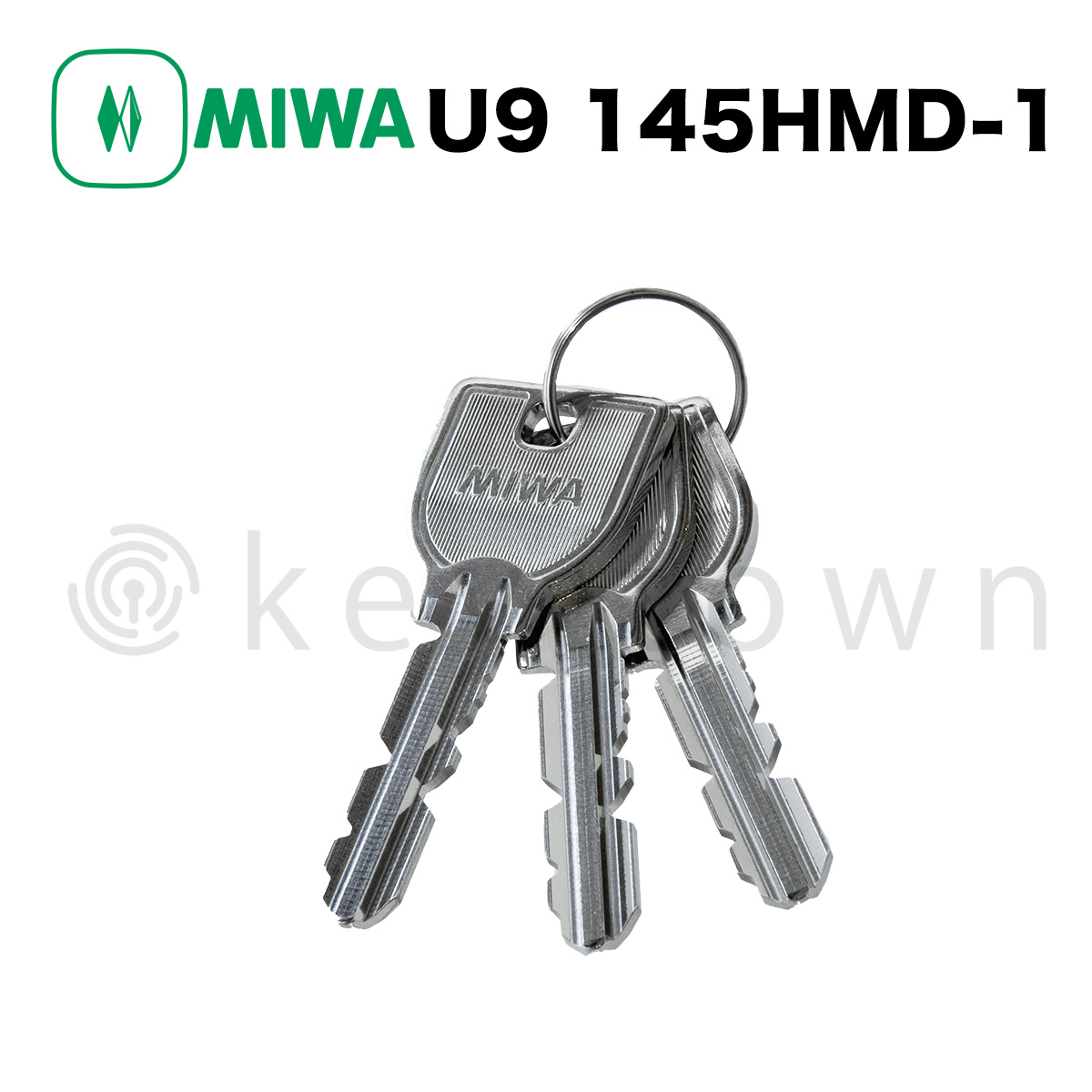 画像11: MIWA 【美和ロック】 U9 145HMD-1 アルミ扉用シリンダー錠 バックセット100mm 　扉厚29-33 (11)