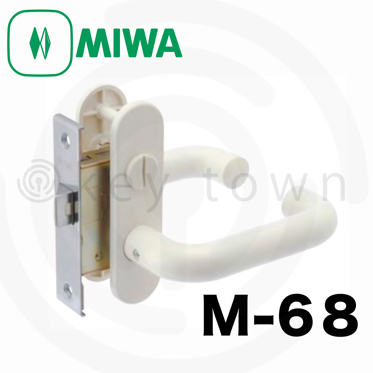 画像1: MIWA 【美和ロック】 特殊錠 浴室錠  [MIWA-M-68] Kシリーズ (1)